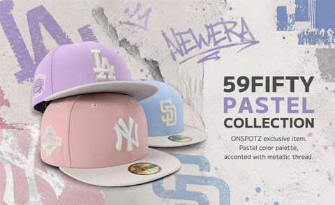 [別注] NEW ERA 59FIFTY SIDEPATCH 2-TONE PASTEL MLB