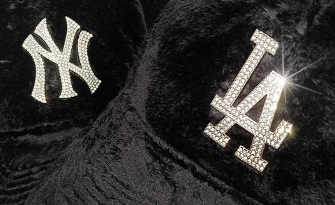 [別注] NEW ERA 9FORTY A-FRAME RHINESTONE BADG EMLB 