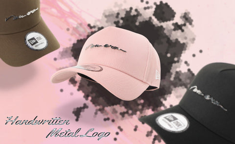 [別注] NEW ERA 9FORTY A-FRAME HANDWRITTEN METAL LOGO