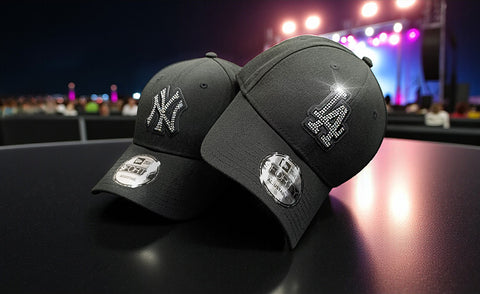 [別注] NEW ERA 9FORTY CLOTH STRAP RHINESTONE MLB