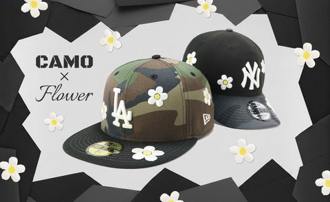 [別注] NEW ERA FLOWER EMBROID 2TONE
