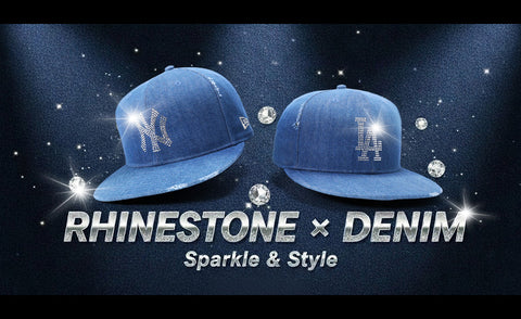 [別注] NEW ERA DENIM RHINESTONE MLB