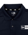 ニューエラ TECH POLO SHIRT BOX LOGO ネイビー