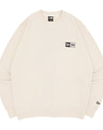 ニューエラ SWEAT CREW NECK BOX LOGO ストーン