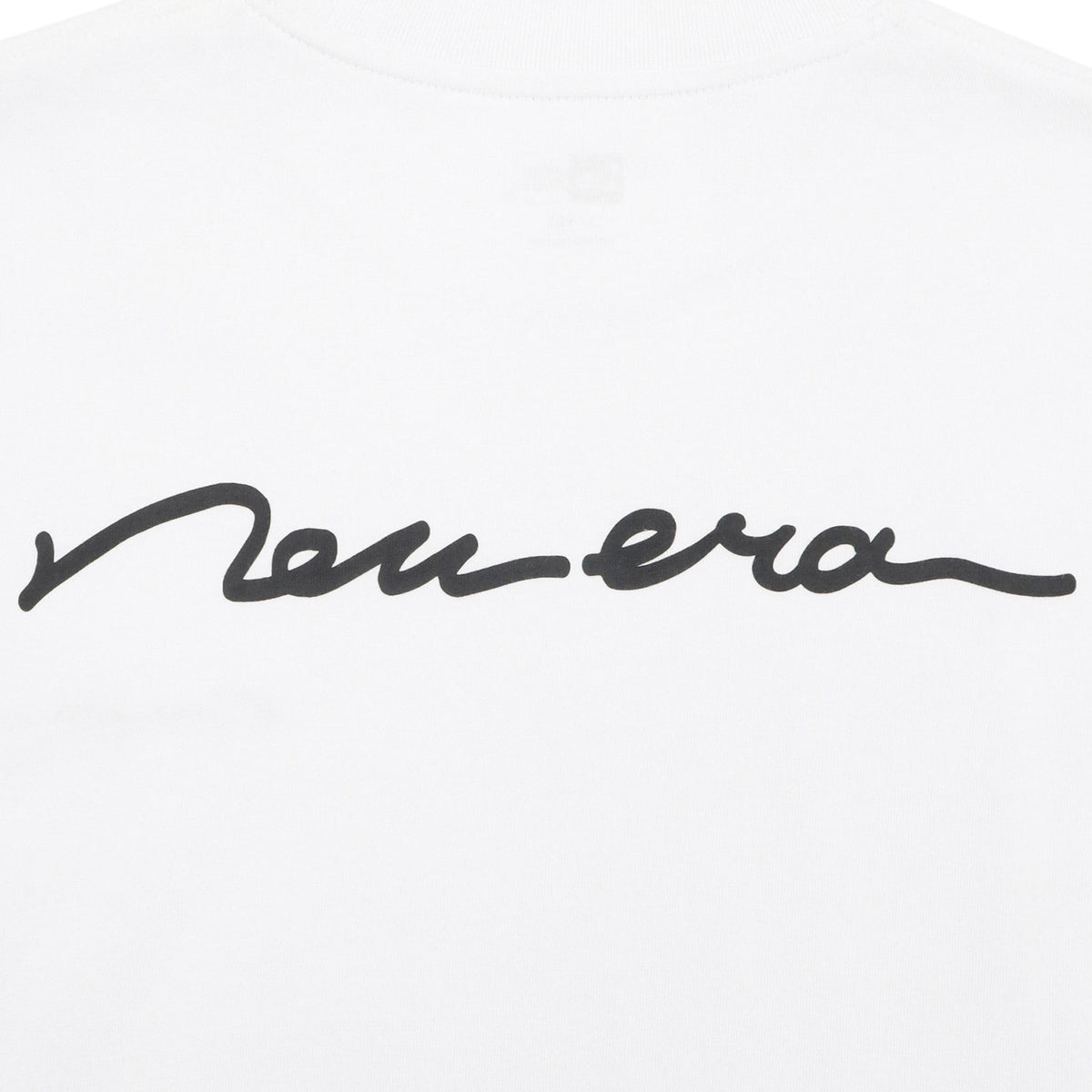 ニューエラ L/S OVERSIZED COTTON TEE 23 HANDWRITTEN LOGO ホワイト