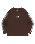 ニューエラ YOUTH L/S COTTON TEE ORIGINATORS OF THE TRUE FITTED バーントウッド