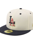 別注 ニューエラ 59FIFTY SIDE PATCH 2-TONE UNDER VISOR LAクローム