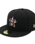 別注 ニューエラ 59FIFTY SIDE PATCH UNDER VISOR HOUブラック