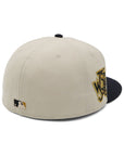 別注 ニューエラ 59FIFTY SIDE PATCH 2-TONE UNDER VISOR NYストーン/ネイビー