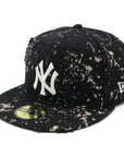 別注 ニューエラ 59FIFTY SPLASH PAINT DENIM ブラック