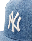 別注 ニューエラ 59FIFTY DENIM NYウォッシュドデニム