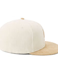 別注 ニューエラ 59FIFTY CORDUROY 2-TONE NYMアイボリー/ベージュ