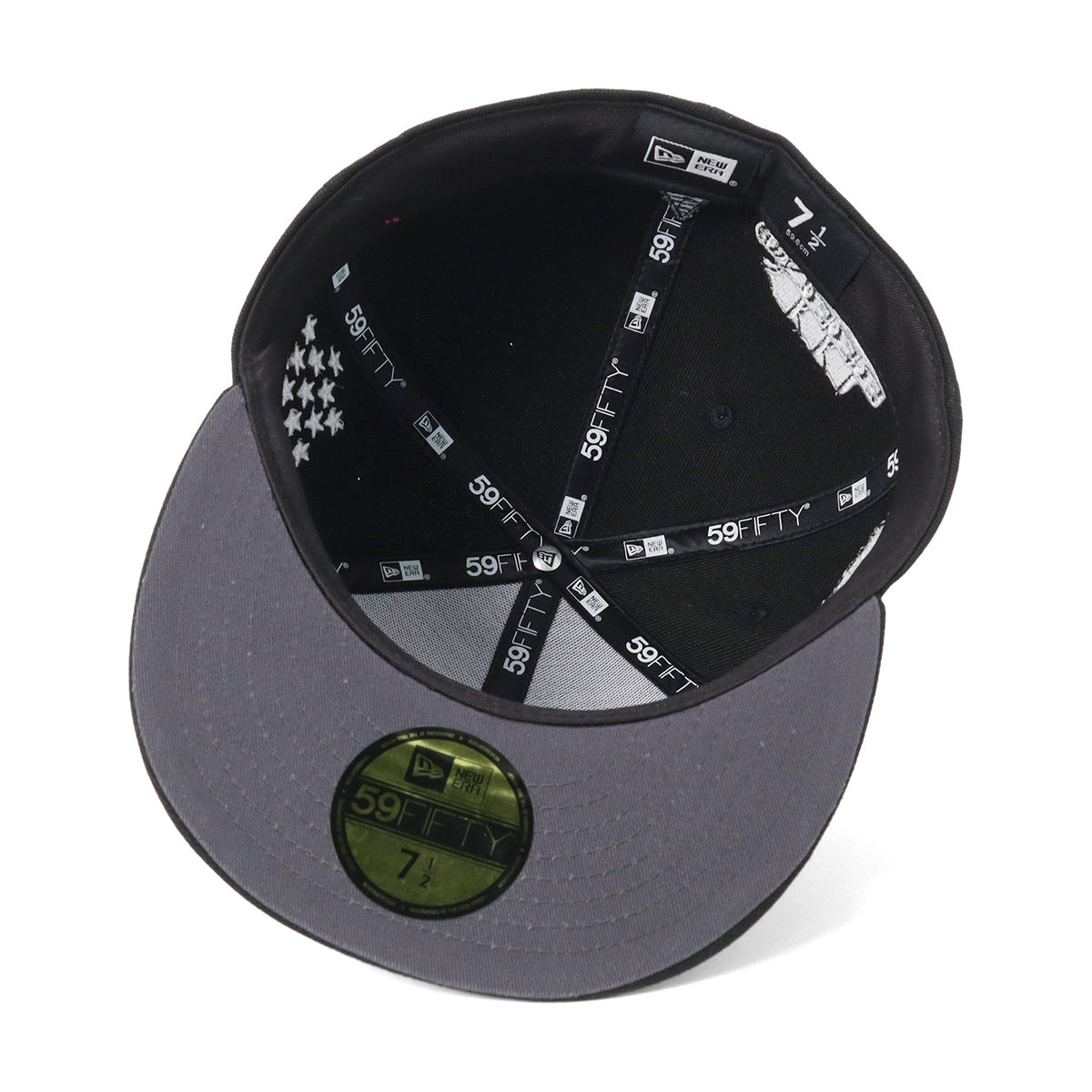 ニューエラ キャップ 59FIFTY DOLLAR ALL OVER UNDER VISOR