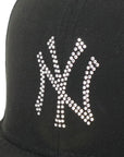 ニューエラ 59FIFTY RHINESTONE SIDE PATCH NYブラック