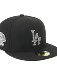 別注 ニューエラ 59FIFTY RHINESTONE SIDE PATCH LAブラック