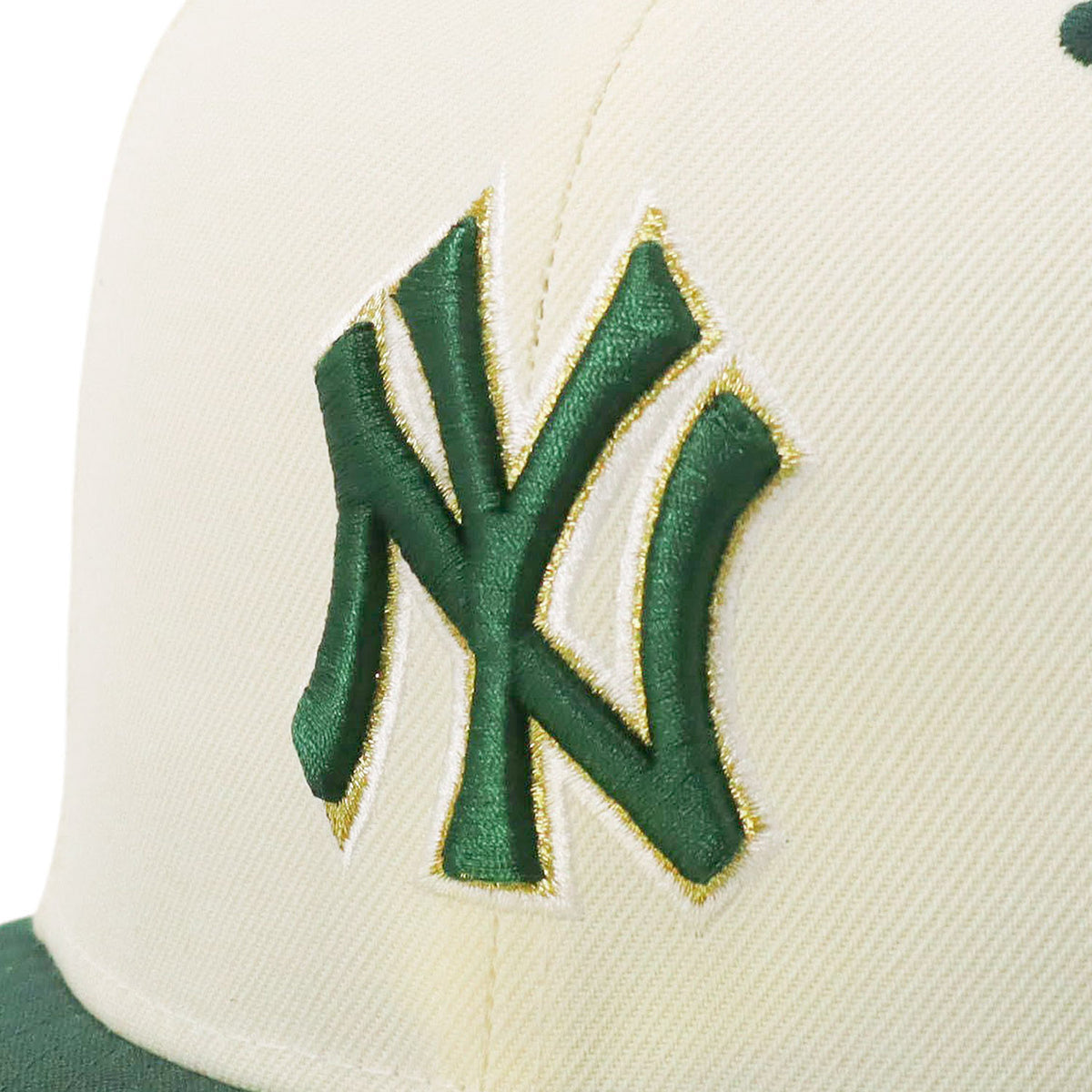 ニューエラ キャップ 59FIFTY SIDE PATCH 2-TONE NYクローム/Dグリーン
