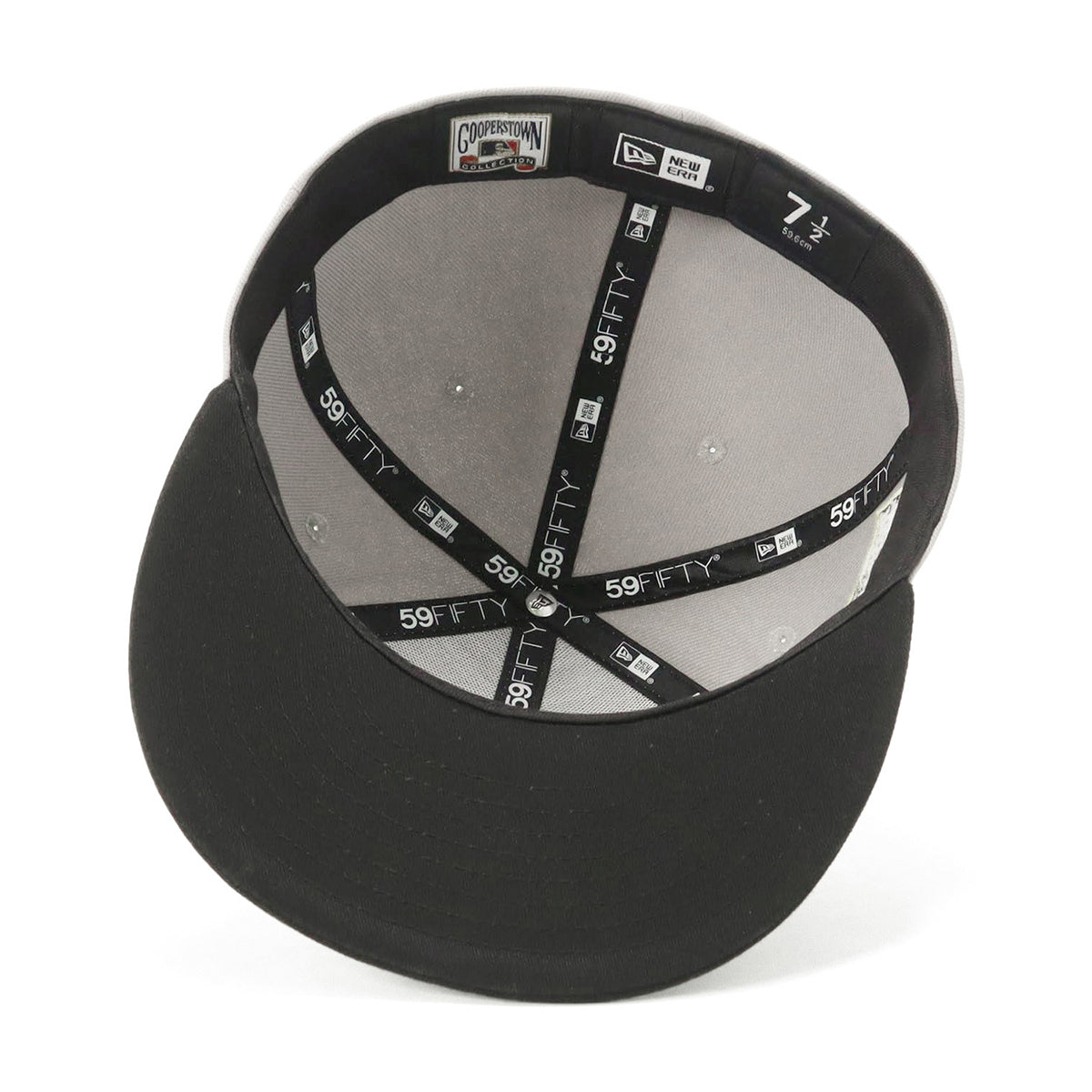 ニューエラ キャップ 59FIFTY SIDE PATCH 2-TONE LAグレー