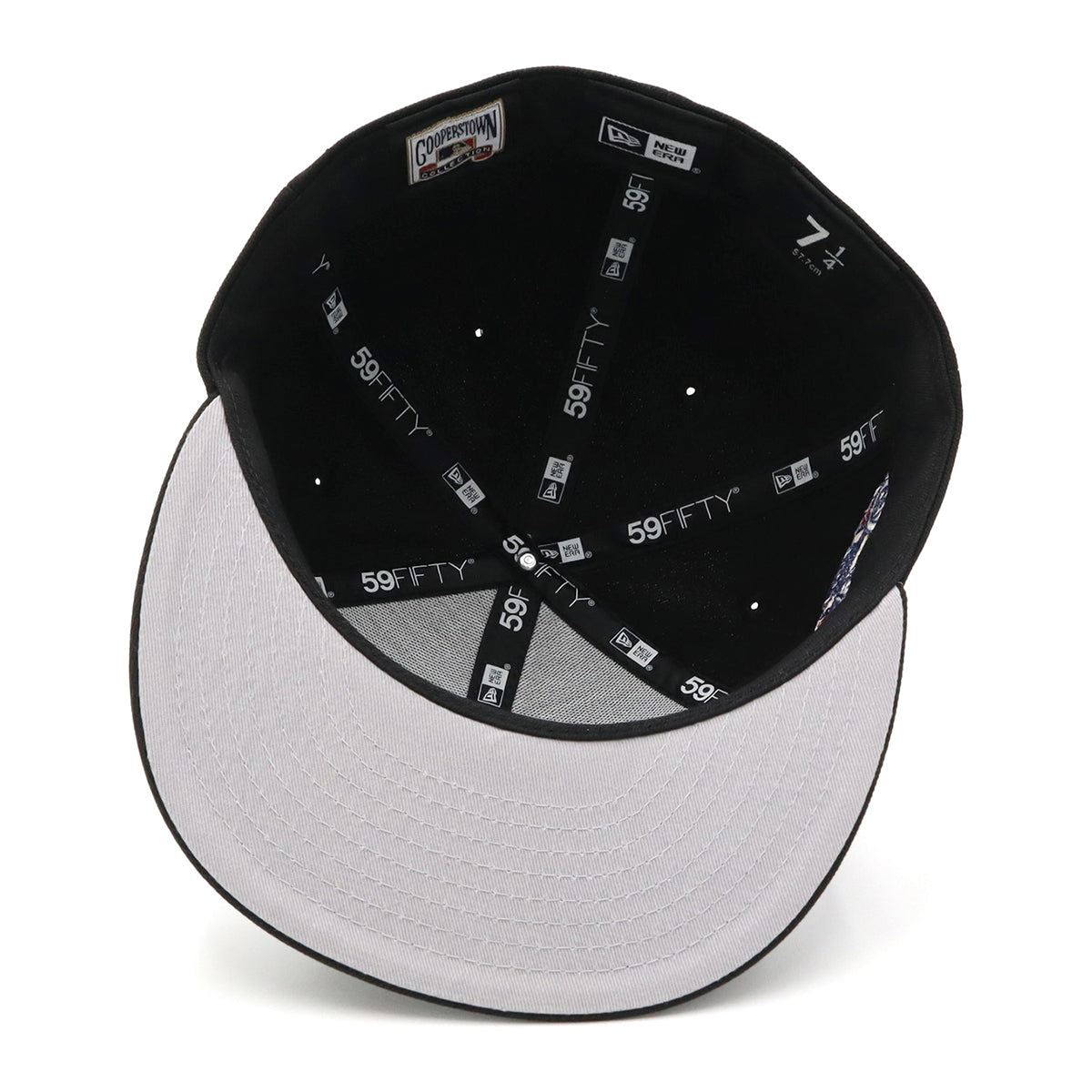 ニューエラ 59FIFTY SIDE PATCH UNDER VISOR LAブラック