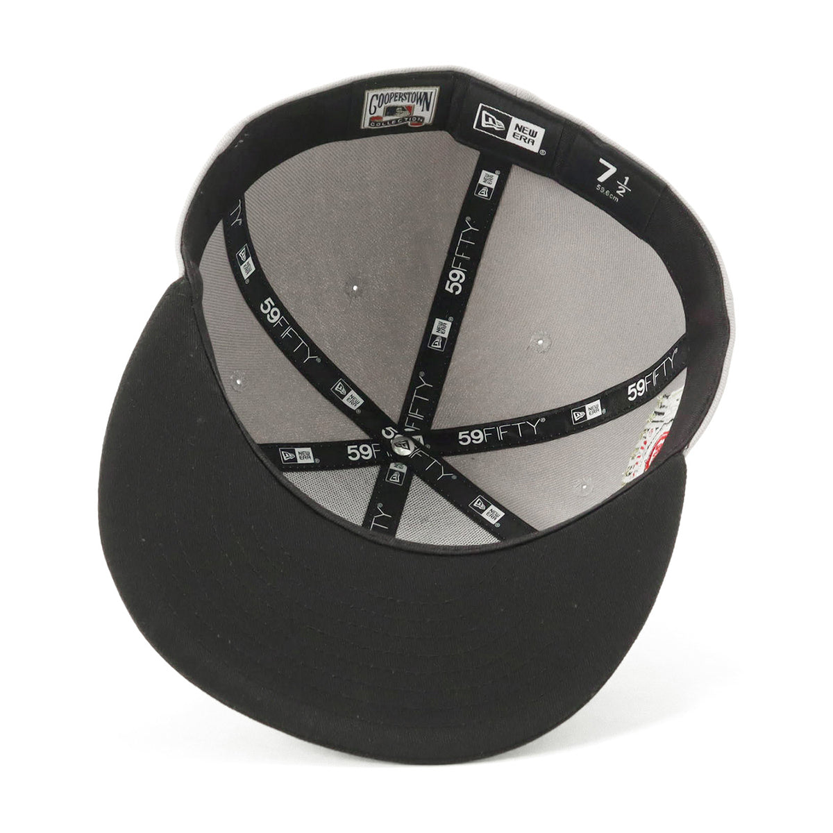 ニューエラ キャップ 59FIFTY SIDE PATCH 2-TONE CUBグレー