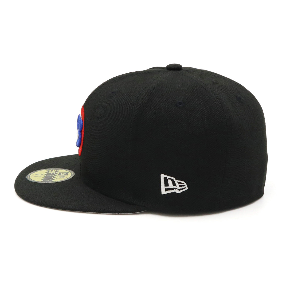 ニューエラ 59FIFTY SIDE PATCH UNDER VISOR CUBブラック