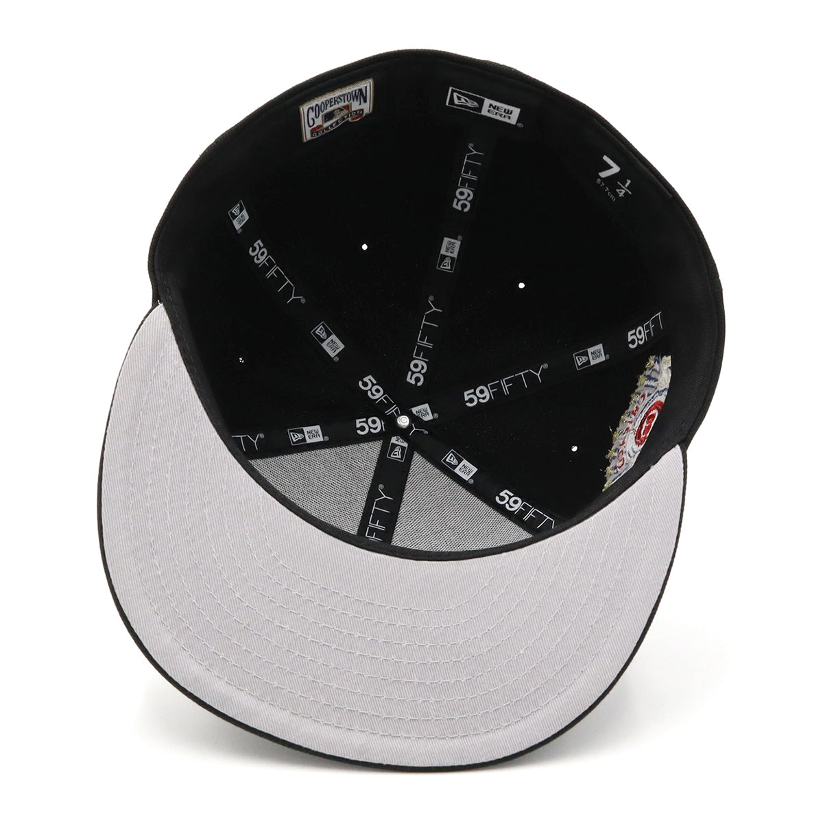 ニューエラ 59FIFTY SIDE PATCH UNDER VISOR CUBブラック