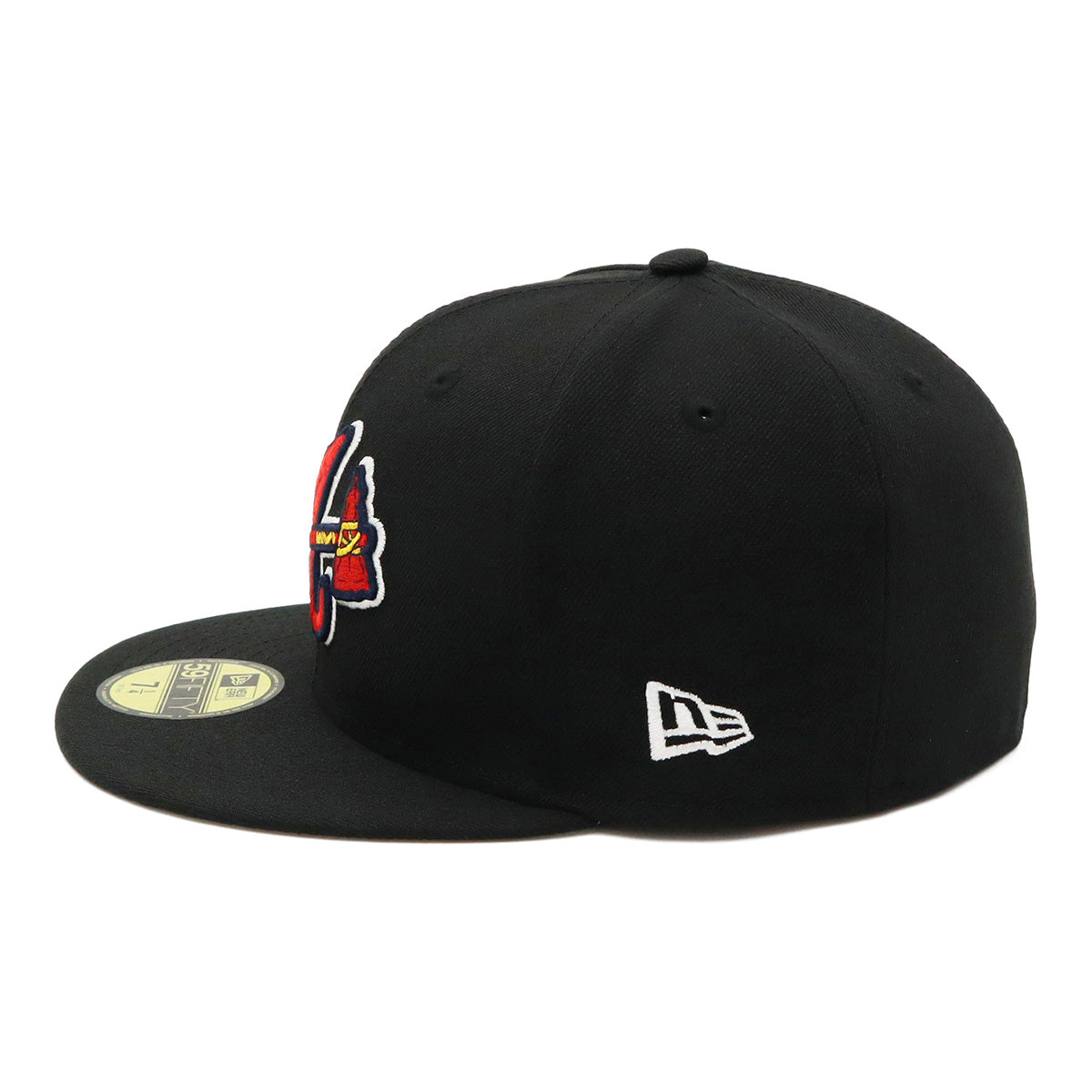 ニューエラ 59FIFTY SIDE PATCH UNDER VISOR ATLブラック2