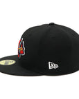 ニューエラ 59FIFTY SIDE PATCH UNDER VISOR ATLブラック2