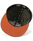 ニューエラ 59FIFTY SIDE PATCH 2-TONE UNDER VISOR NYニューオリーブ