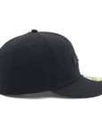 ニューエラ PRE-CURVED 59FIFTY NYLON TUSSAH METAL PLATE UNDER VISOR ブラック