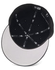 ニューエラ PRE-CURVED 59FIFTY NYLON TUSSAH METAL PLATE UNDER VISOR ブラック