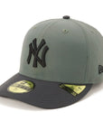 ニューエラ PRE-CURVED 59FIFTY VINTAGE NYLON 2-TONE NYサンドグレー