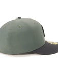 ニューエラ PRE-CURVED 59FIFTY VINTAGE NYLON 2-TONE NYサンドグレー