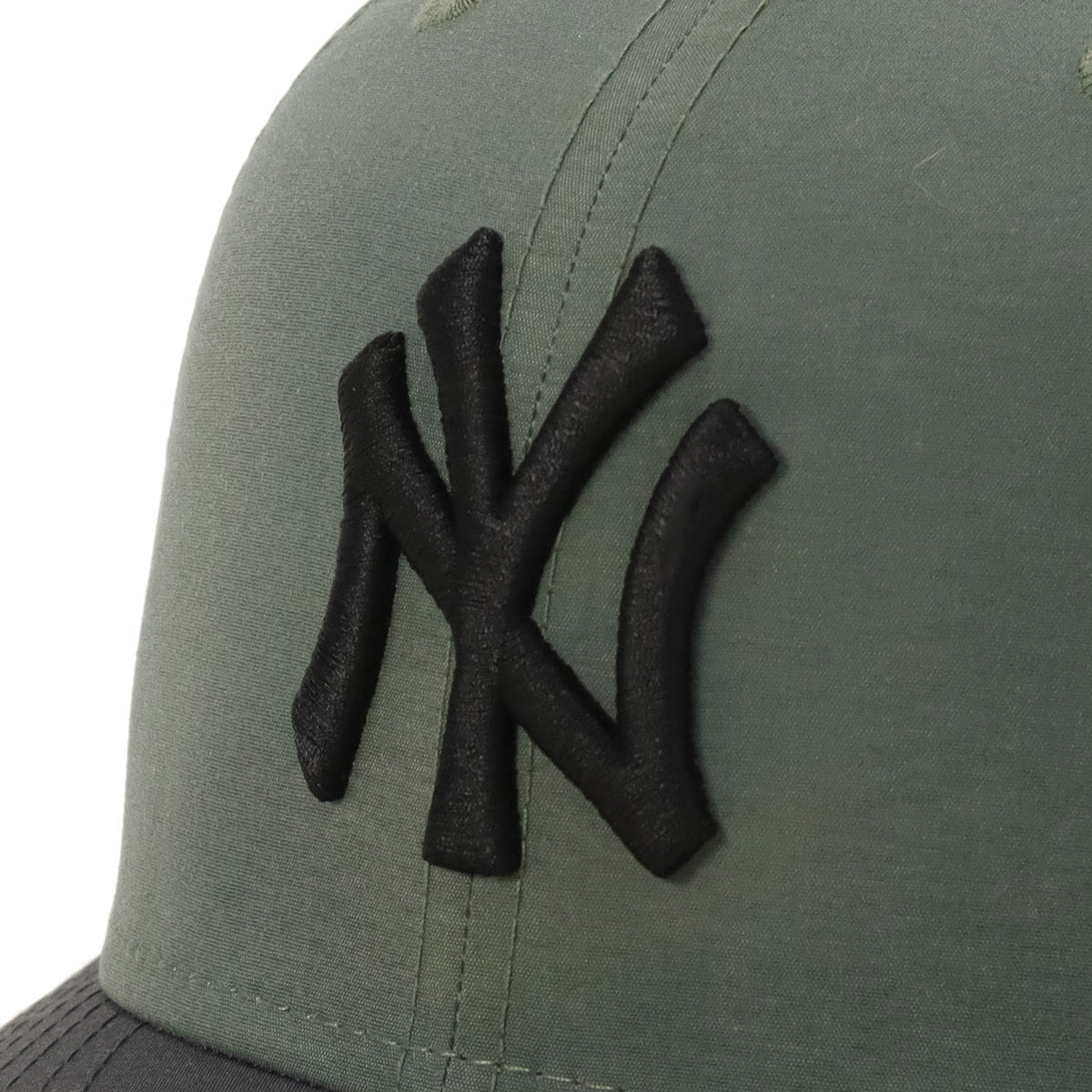 ニューエラ PRE-CURVED 59FIFTY VINTAGE NYLON 2-TONE NYサンドグレー