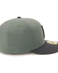 ニューエラ PRE-CURVED 59FIFTY VINTAGE NYLON 2-TONE LAサンドグレー