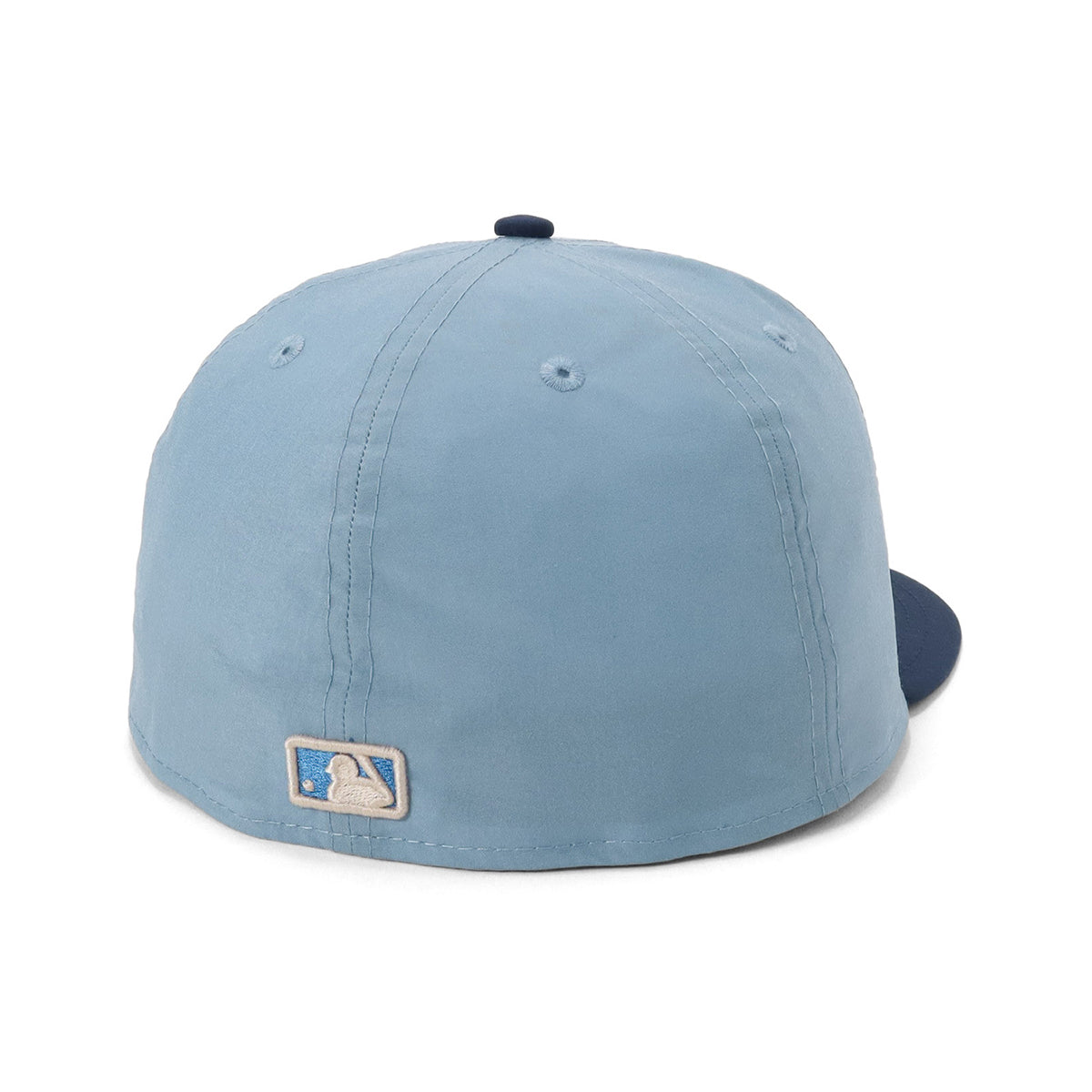 ニューエラ 59FIFTY VINTAGE NYLON 2-TONE LAサックスブルー/ネイビー