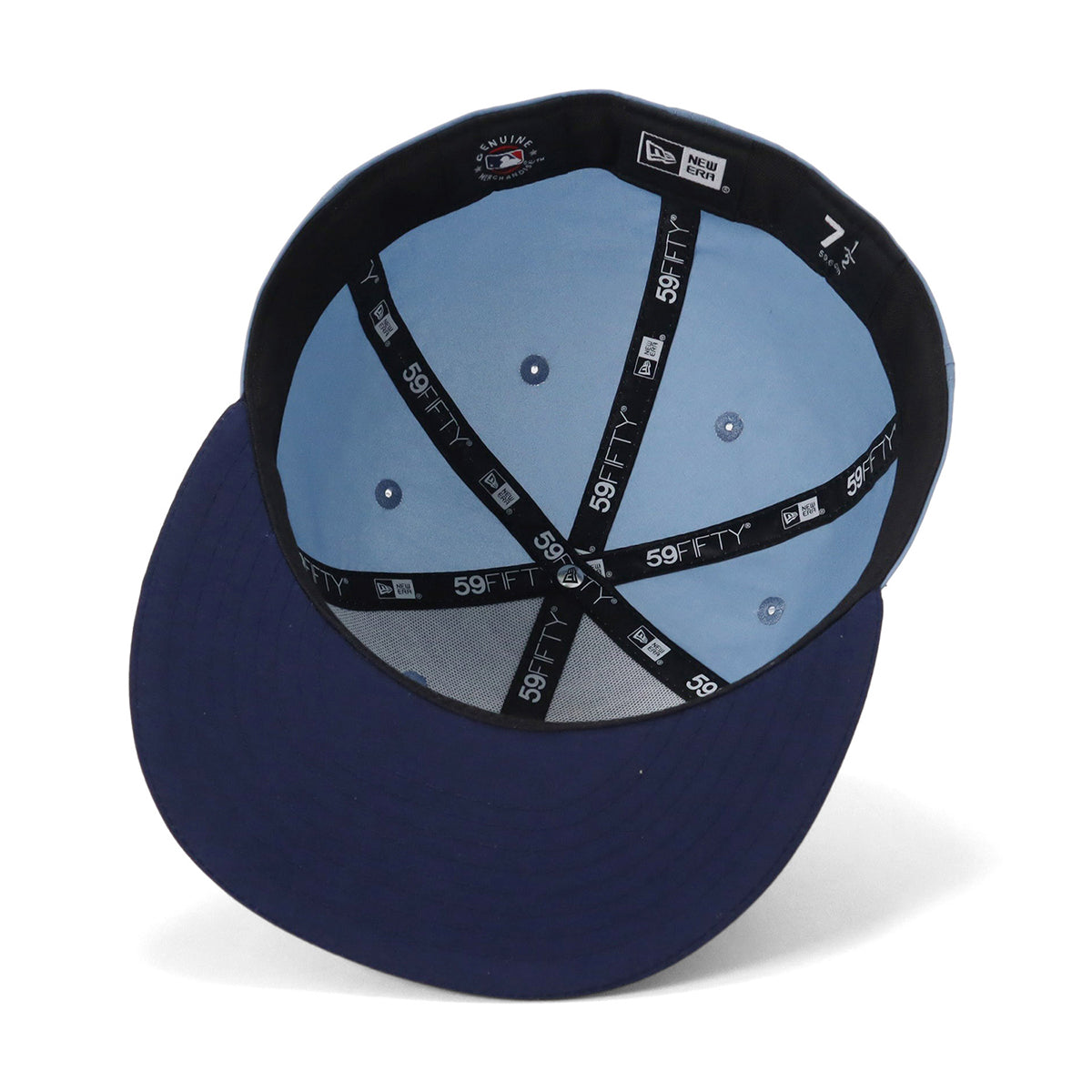 水草 YVB-Y'sVintage Base ニューエラ キャップ 59FIFTY VINTAGE NYLON 2-TONE LAサックスブルー