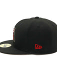 別注 ニューエラ 59FIFTY SIDE PATCH UNDER VISOR ARIブラック