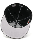 別注 ニューエラ 59FIFTY SIDE PATCH UNDER VISOR DETブラック