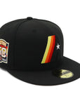 別注 ニューエラ 59FIFTY SIDE PATCH UNDER VISOR HOUブラック