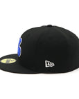 別注 ニューエラ 59FIFTY SIDE PATCH UNDER VISOR MONブラック