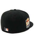 別注 ニューエラ 59FIFTY SIDE PATCH UNDER VISOR HOU45ブラック