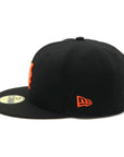 別注 ニューエラ 59FIFTY SIDE PATCH UNDER VISOR NYMブラック