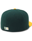 別注 ニューエラ 59FIFTY UNDER VISOR OAKダークグリーン