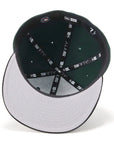 別注 ニューエラ 59FIFTY 2-TONE UNDER VISOR NYダークグリーン