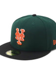 別注 ニューエラ 59FIFTY 2-TONE UNDER VISOR NYMダークグリーン