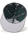 別注 ニューエラ 59FIFTY 2-TONE UNDER VISOR NYMダークグリーン