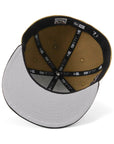 別注 ニューエラ 59FIFTY SIDE PATCH 2-TONE UNDER VISOR NYオールドゴールド