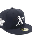 別注 ニューエラ 59FIFTY SIDE PATCH 2-TONE UNDER VISOR OAKネイビー