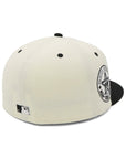 別注 ニューエラ 59FIFTY SIDE PATCH 2-TONE UNDER VISOR MONクローム/ブラック