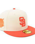 別注 ニューエラ 59FIFTY SIDE PATCH 2-TONE UNDER VISOR SDクロームホワイト